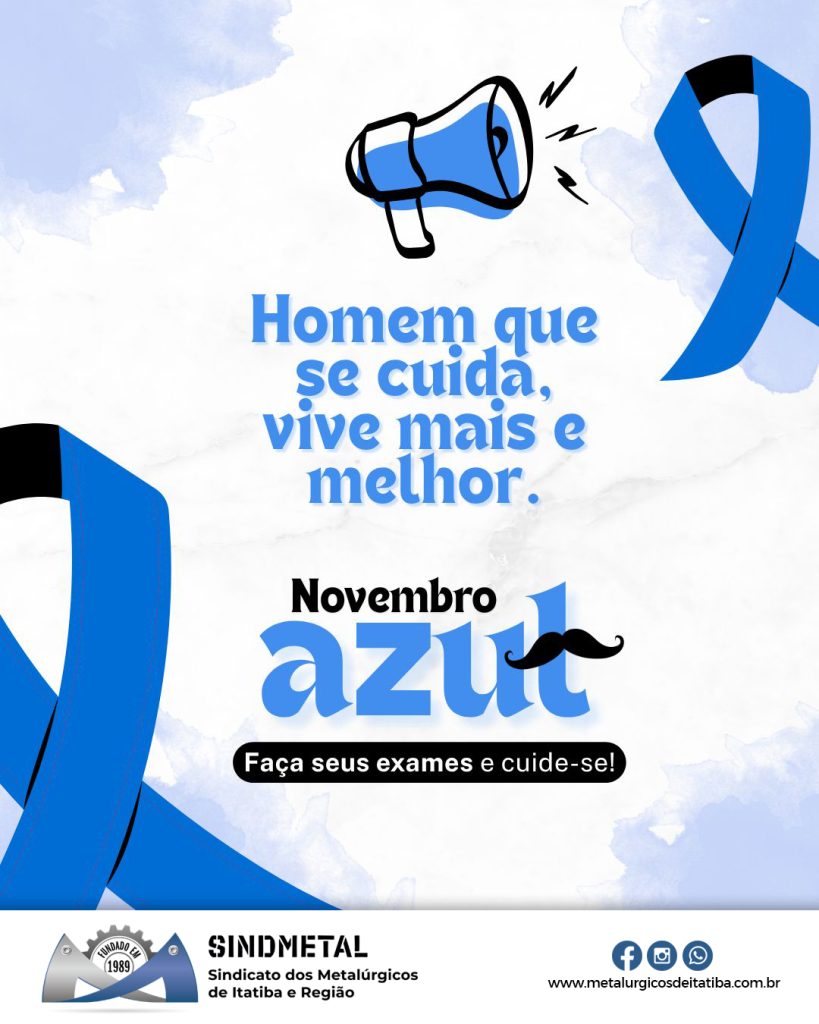 Novembro Azul: cuidar da saúde também é coisa de homem