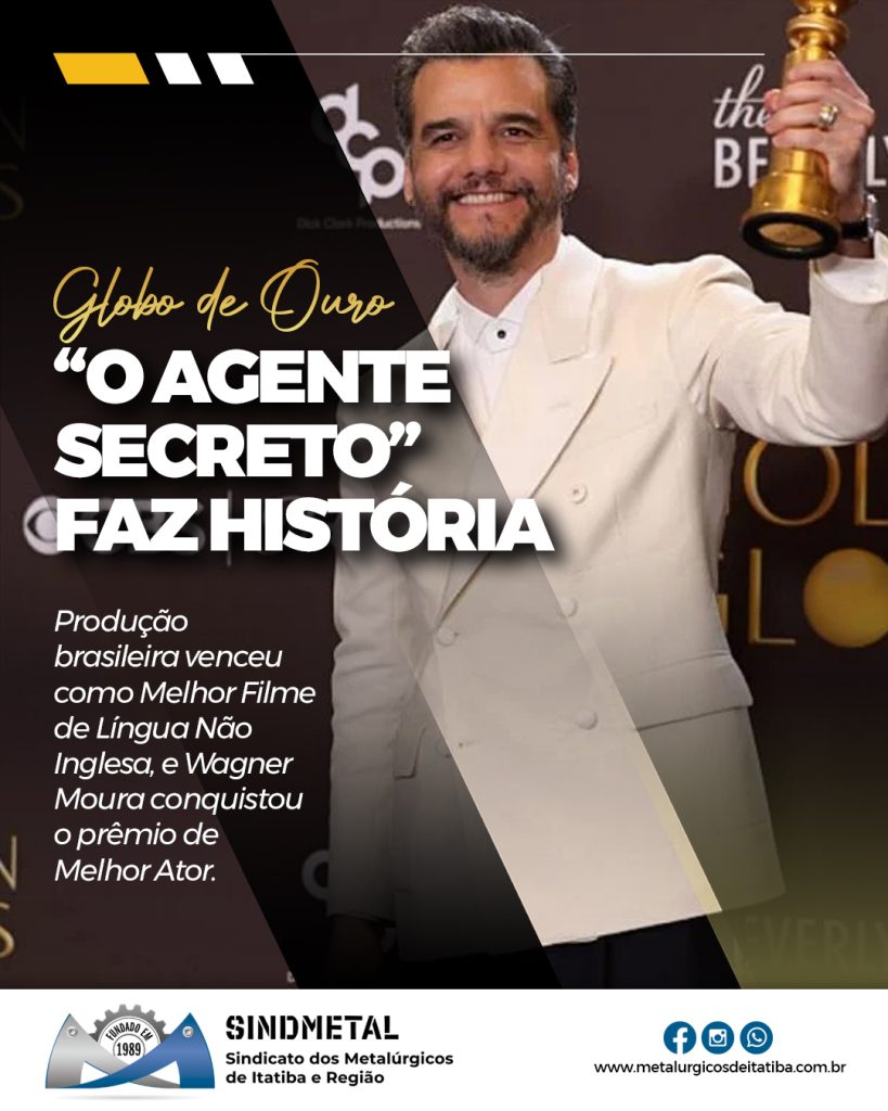 “O Agente Secreto” faz história no Globo de Ouro com duas vitórias
